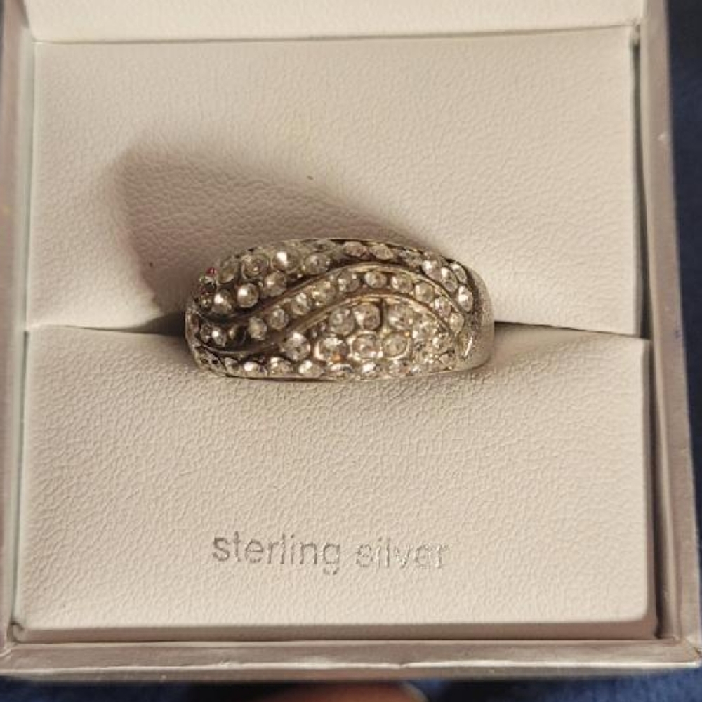 925 silver CZ women's ring